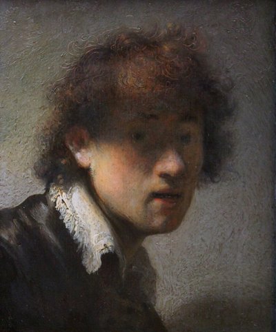 Self-portrait at an Early Age by Rembrandt van Rijn